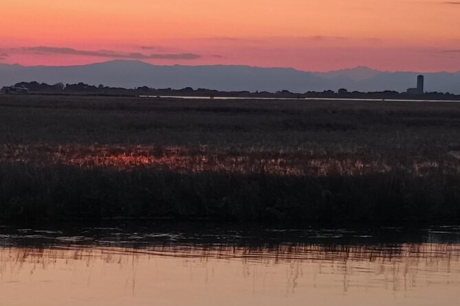 Aperitif at sunset in the Venice lagoon on a private boat. - New Lazaret Observations: Quarantine History on a Quiet Island