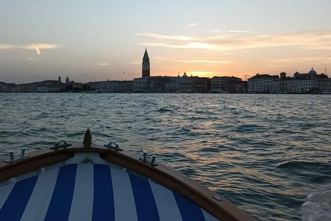 Aperitif at sunset in the Venice lagoon on a private boat. - The Main Event: Sunset on the Lagoon With Prosecco and Appetizers