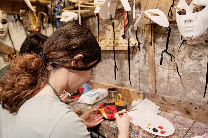 Carnival Mask Decoration Class at Casanova's Prisons - Finding Circolo Artistico on Riva degli Schiavoni 4209