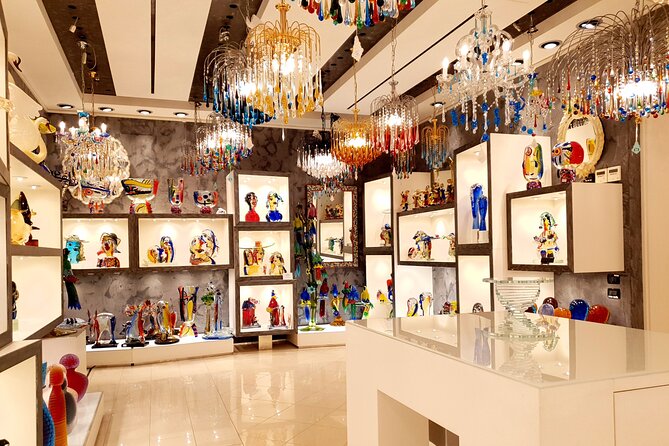 From Venice: Private boat from hotel, Glass blowing demo and Gift - Murano glass at Gino Mazzuccato: what the factory experience feels like