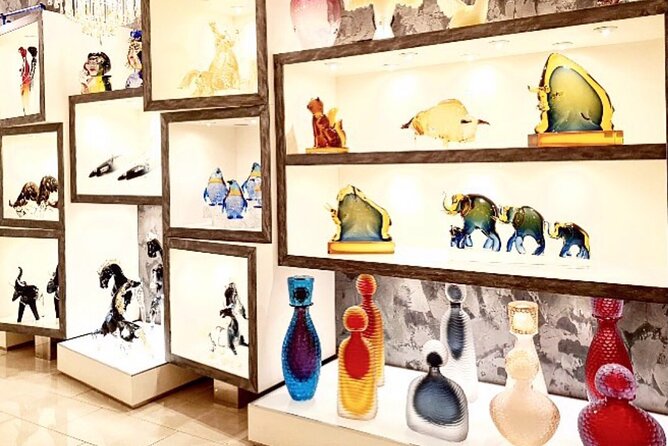 Glass Blowing Live Demo, Showroom visit and Artistic Glass gift! - Timing and getting there from Venice: keep it smooth