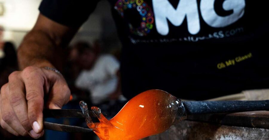 Glass Blowing Show Visit Murano Glass Factory & Showroom OMG - Original Murano Glass OMG showroom: 500 square meters of inspiration (and buying options)