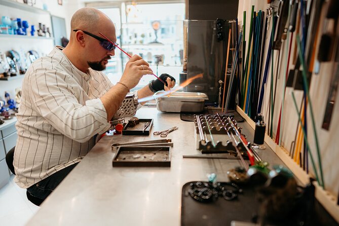 Glassworking Experience with Alessandro Boscolo - Inside the Workshop: Watching Torchblowing Up Close