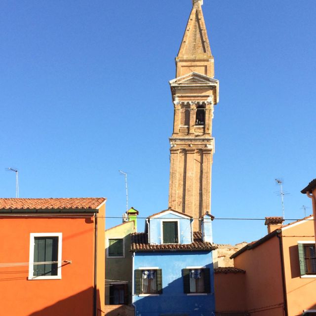 Guided Tour of Burano Island - Church of St. Martino and St. Barbara’s leaning bell tower