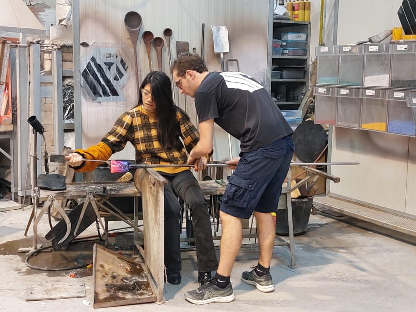 Murano: In Depth Glass Factory Guided Tour - Inside the batch room: where glass starts as sand and chemicals