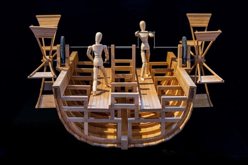 Museum of Leonardo da Vinci's working machines - How the models are made: Florence artisans, Casentino wood, codex-based ideas