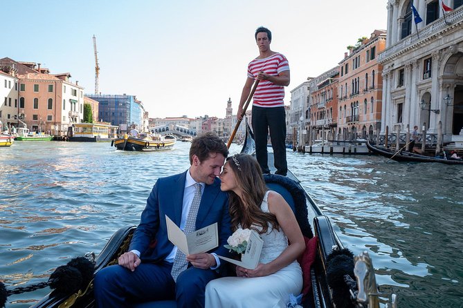 Renew your wedding vows on a romantic gondola - From St Mark’s Square to the Gondola Station