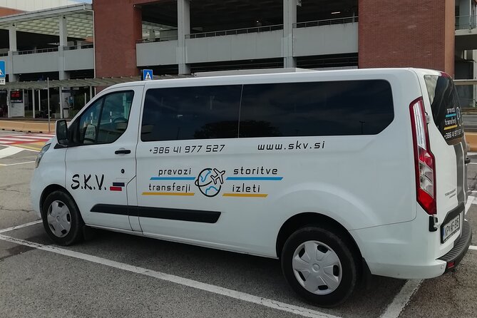 Transfer from Venice Airport to Trieste - Small-group comfort in an A/C Ford Transit Custom (max 8)