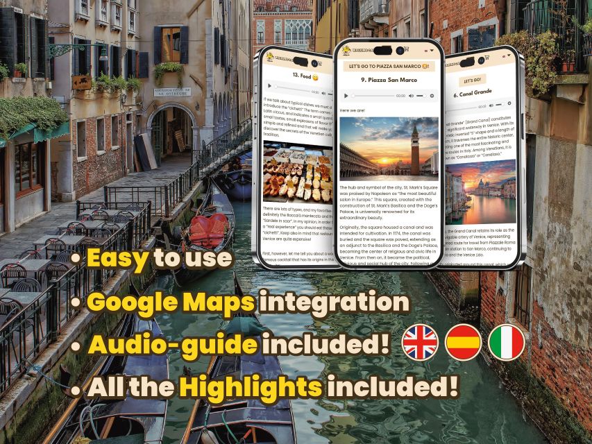 Venezia: Digital Guide made by a Local for your walking tour - How the monument route works when you’re free to linger