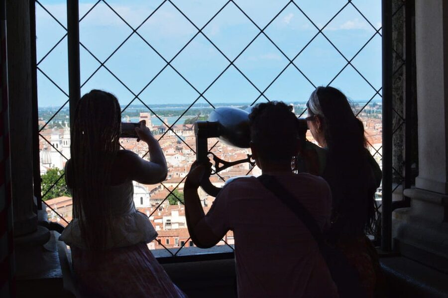 Venice: Bell Tower & St Mark's Square History Gallery Ticket - The 1-hour flow: bell tower first, then History Gallery and VR