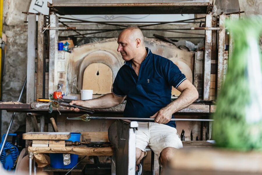Venice: Burano, Torcello & Murano Boat Tour w/Glassblowing - Burano: Color Houses, Lace at Work, and Biscotti Time