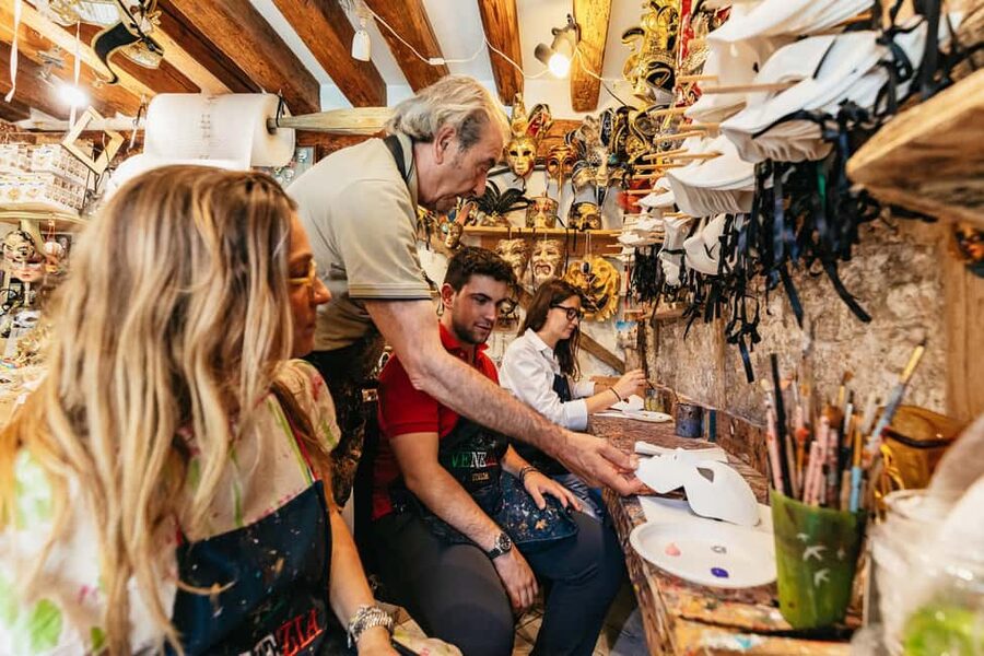 Venice: Carnival Mask Workshop - The Workshop Setting Near San Marco and Doge’s Palace