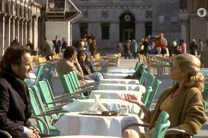 Venice Commissario Brunetti and Donna Leon: Walk His Beat - San Zanipolo (Basilica dei Santi Giovanni e Paolo): the kiosk and meeting the American archaeologist