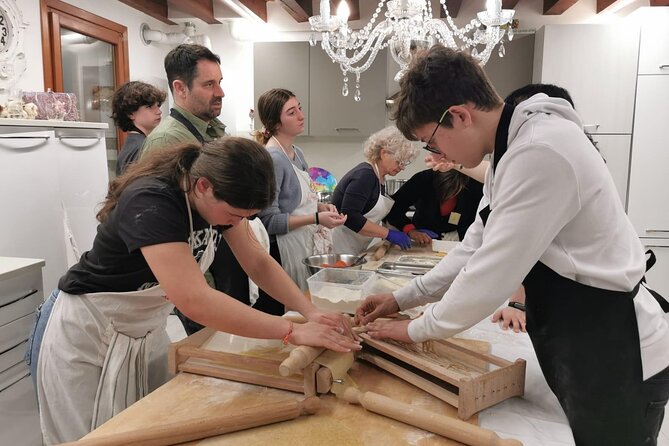Venice Cooking Class in Mestre – Pasta & Tiramisu, wine and more - Prosecco welcome and Veneto wine talk from the sommelier