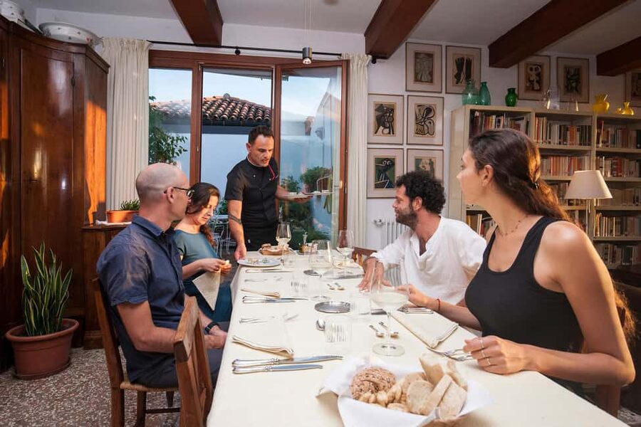 Venice: Cooking Class with Tiramisu and Pasta Making - What the 3.5 hours feels like, from apron-up to family table