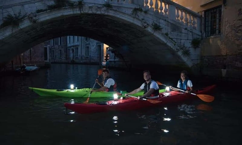 Venice: Guided Canal Kayak Tour at Day, Night, or Sunset - Day vs sunset vs night: choosing the right time for your personality