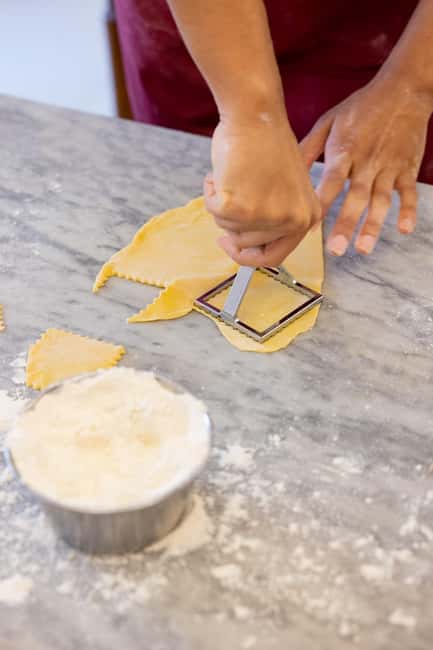 Venice: Pasta Class with Wine and Gelato - Fresh pasta from scratch: fettuccine and ravioli work