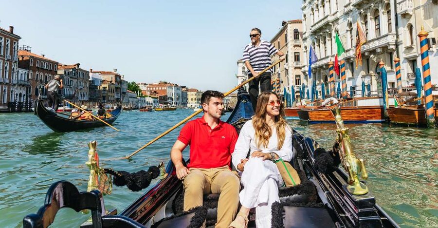 Venice: Private Crafted Gondola Ride Along Grand Canal - St. Mark’s and Teatro La Fenice Views From the Water