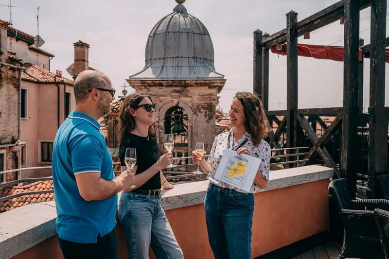Venice: Rooftop Terraces Tour with Prosecco - Rooftop Terrace Two: Architecture Up Close and Better Photo Angles