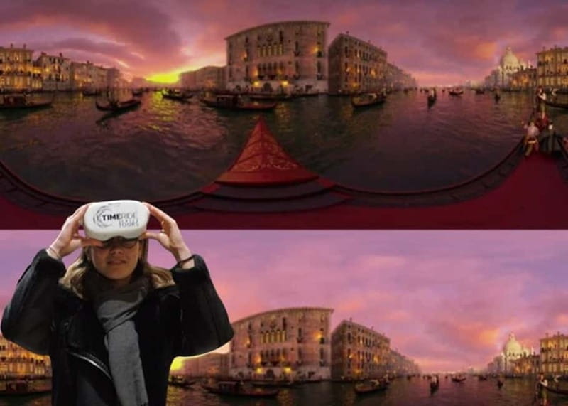 Venice: The Gondola Gallery 3D Experience - The VR gondola ride: 1700s Carnival to Rialto Bridge