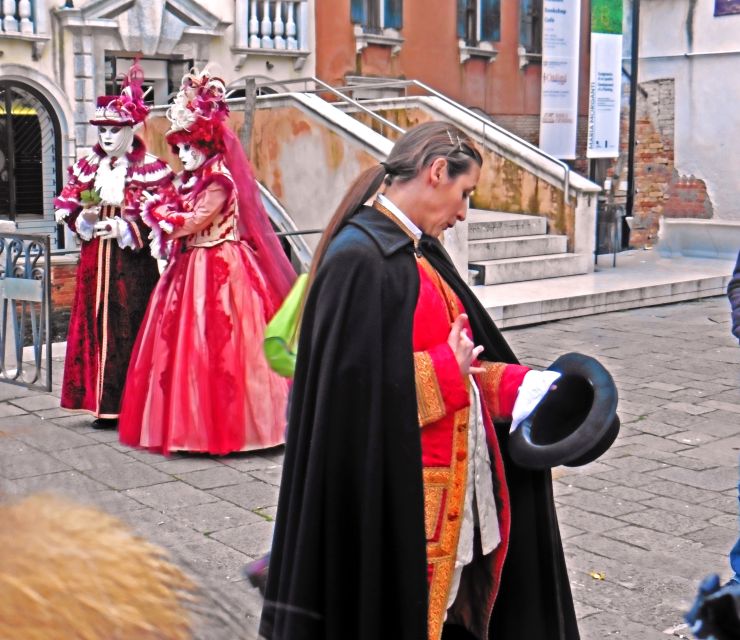 Venice:Theatrical Walking Carnival Show & Casanova's Secrets - The 15th-Century Storyline: Codega, Lantern, and Casanova Secrets