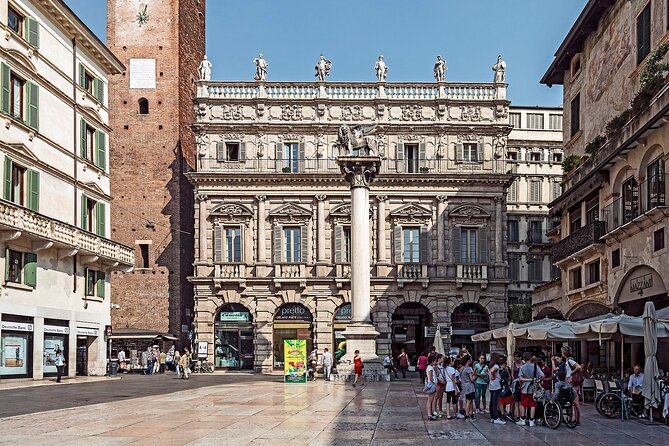Verona Guided Tour from Venice by Train - Piazza delle Erbe: where Roman forum echoes meet mixed architecture