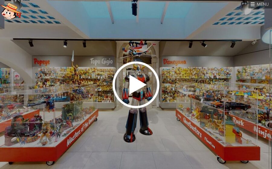 VIRTUAL MUSEUM: Creature di Gomma - Venice Vintage Toys - Your 48-hour window: how the virtual tour really times out