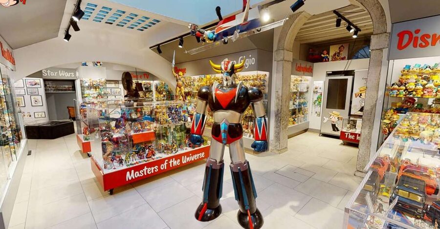 VIRTUAL MUSEUM: Creature di Gomma - Venice Vintage Toys - 3D characters and nearly 300 described photos: why it feels more guided than expected