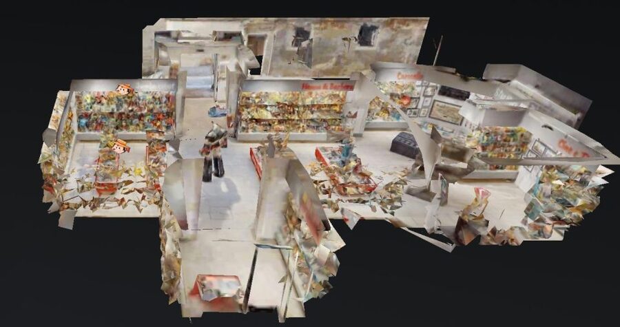VIRTUAL MUSEUM: Creature di Gomma - Venice Vintage Toys - First impression: open-access preview vs. the full story maps