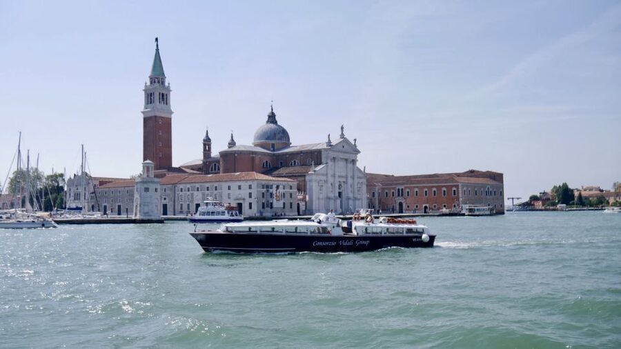 Walking Tour with optional motor boat Ride - St. Mark’s Square: choose to roam or finish with the water transfer